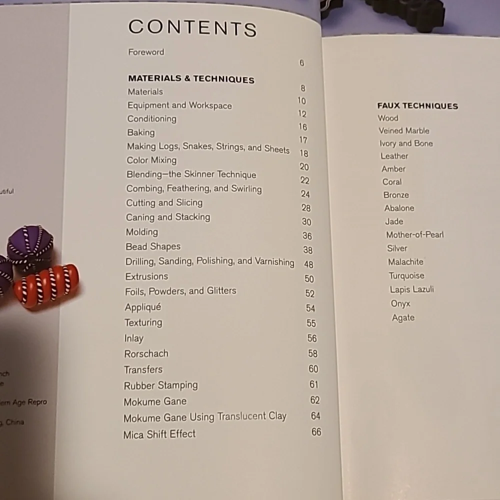 Making Polymer Clay Beads Step Book By Step Book By Carol Blackburn Jewelry - Picture 3 of 16